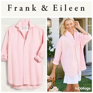 Frank & Eileen Shirley - in Pink Stripes Oversized Shirt